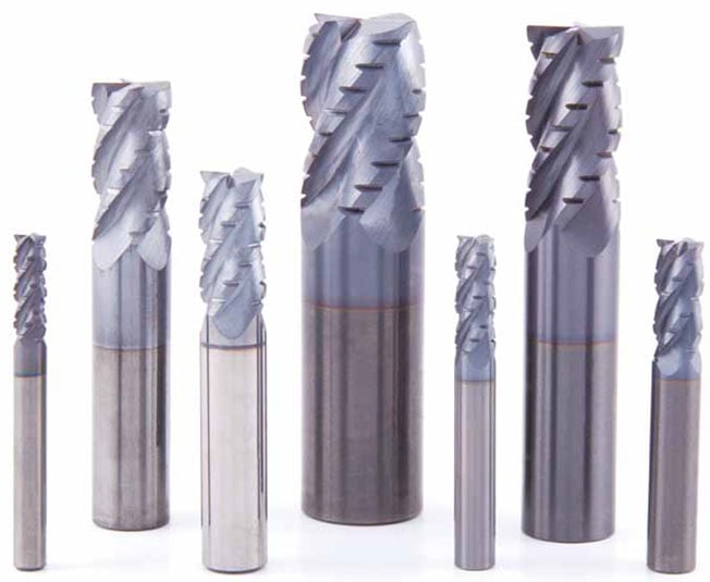 Proto-Cutter Tough Cut End Mills have an eccentric grind excellent for tough-to-machine materials and hardened steel.