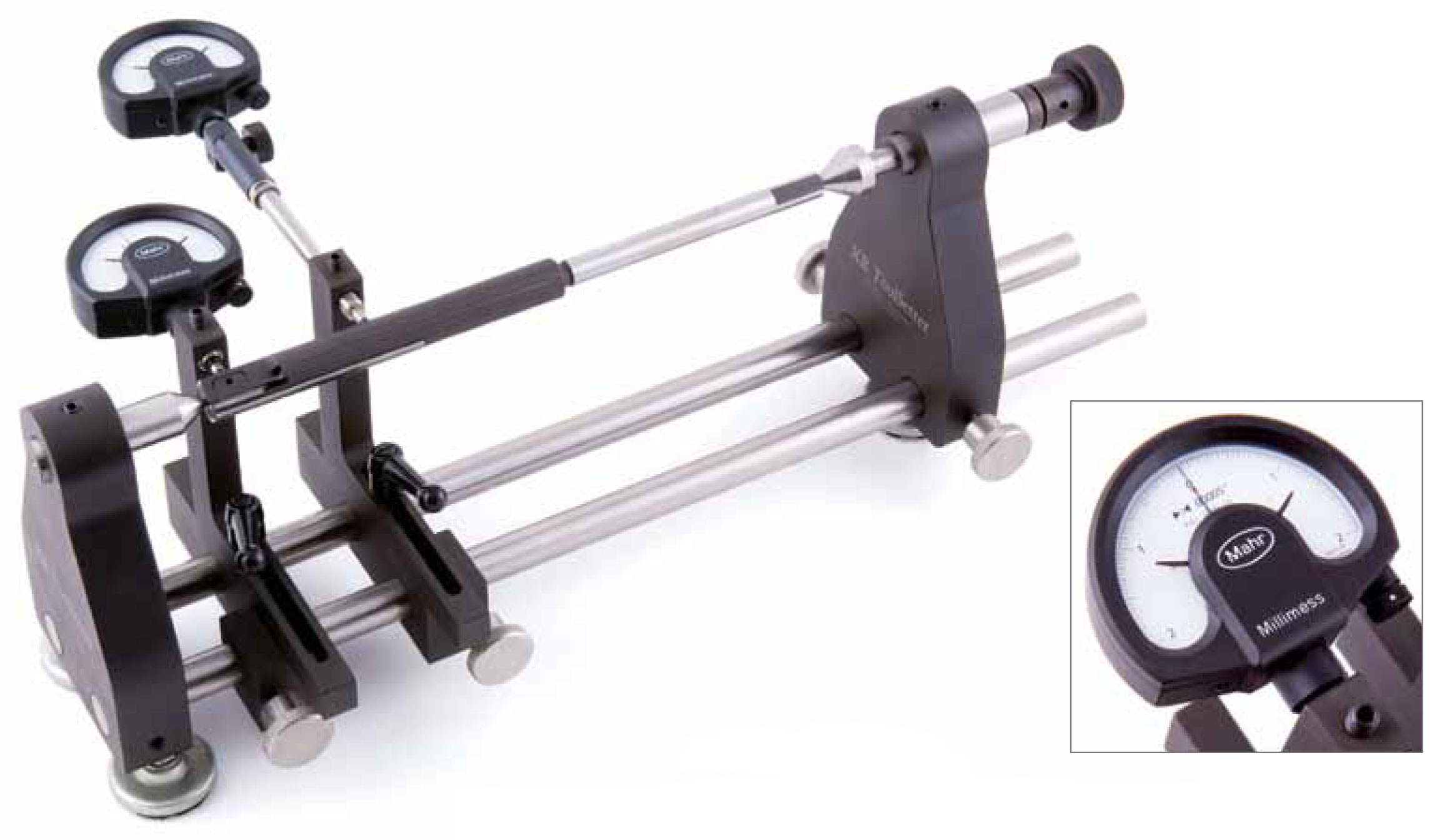 XR Tool Setter-1 is a bench center that measures tools up to 4″ in diameter and 12″ long and comes with a spring-loaded center.